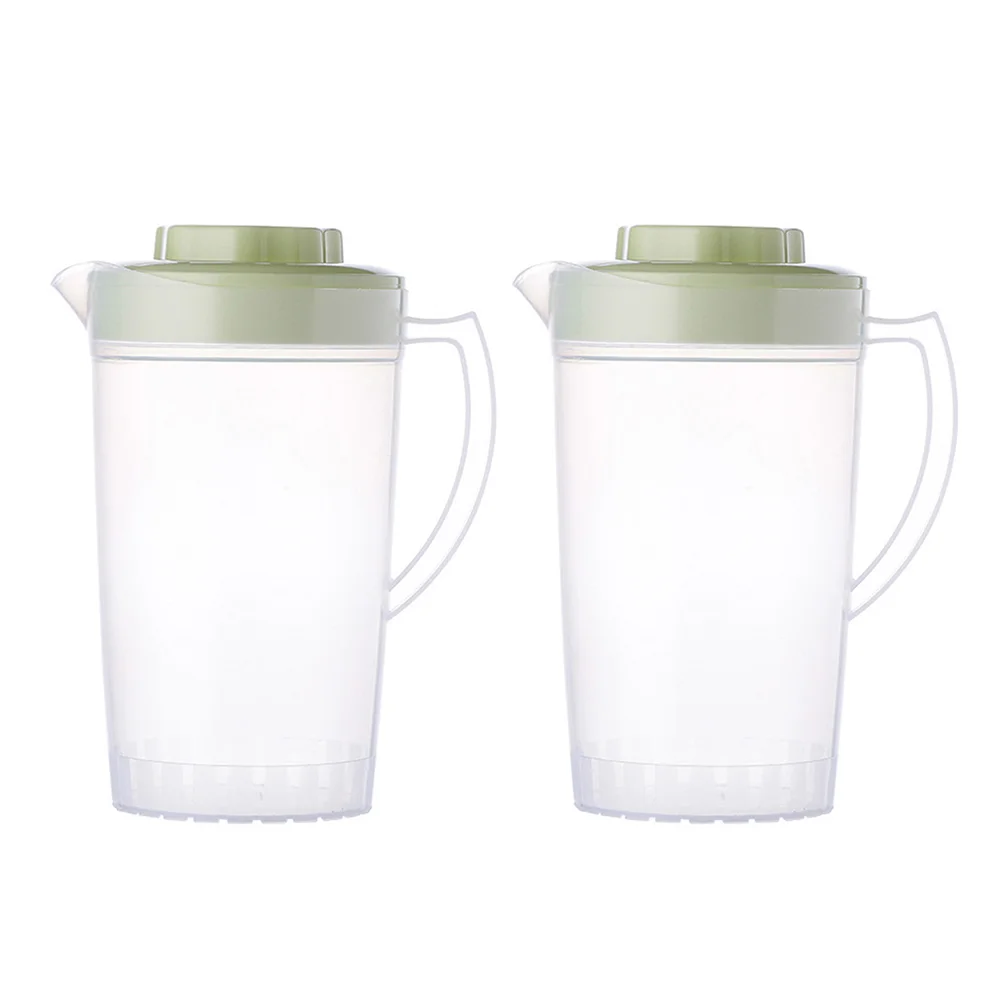 2 Pcs Cool Kettle with Lid Water Bottles Pitchers Cold Jug Cool-resistant Pp Large Capacity Juices Delicate Home
2 Pcs Cool Kettle with Lid Water Bottles Pitchers Cold Jug Cool-resistant Pp Large Capacity Juices Delicate Home