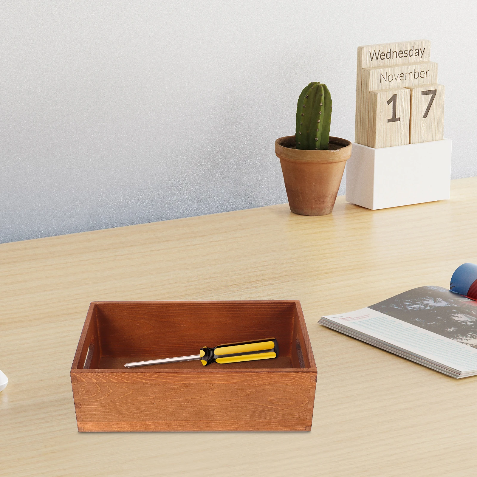 Organization Box Small Glove Storage Box Wooden Tool Box Holder Multi-Function Wood Crate Wooden Crate Box Desktop Storage Box
Organization Box Small Glove Storage Box Wooden Tool Box Holder Multi-Function Wood Crate Wooden Crate Box Desktop Storage Box