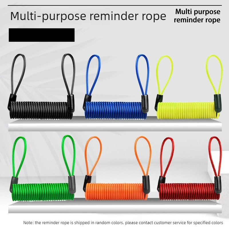 1.2M/2M Anti-Theft Bicycle Lock Spring Cable with Alarm Rope Safety Reminder for Motorcycle Protection Self-defense
1.2M/2M Anti-Theft Bicycle Lock Spring Cable with Alarm Rope Safety Reminder for Motorcycle Protection Self-defense