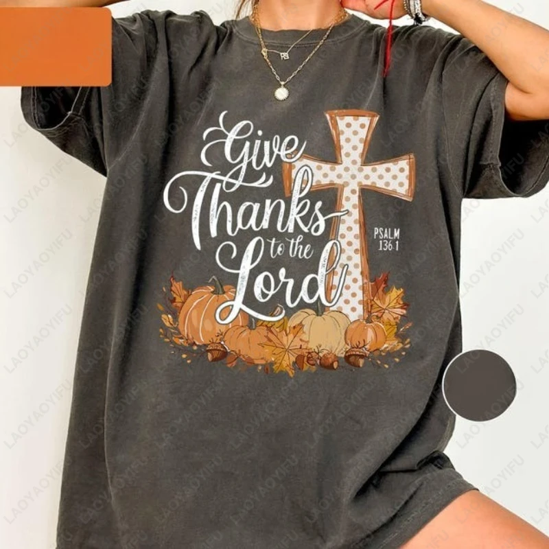 Give Thanks To The Lord Christian Tshirt Floral Religious Bible Verse Tops Church Crew Boho Faith Apparel Men Women Cotton Tees 
Give Thanks To The Lord Christian Tshirt Floral Religious Bible Verse Tops Church Crew Boho Faith Apparel Men Women Cotton Tees