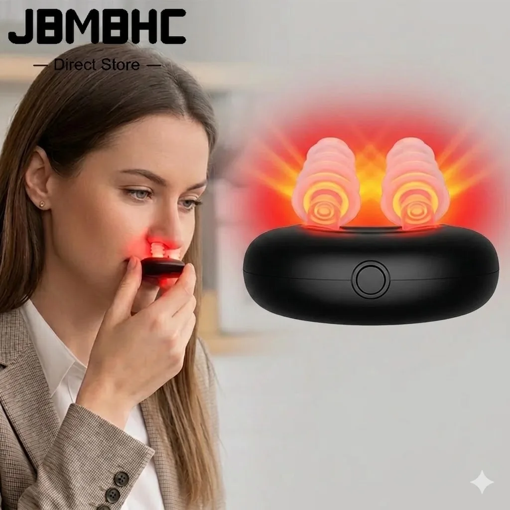 Smart Nasal Phototherapy Device Dual UV Sanitizing Base Red Light Infrared Therapy for Chronic Rhinitis/Itchy/Runny Nose Care
Smart Nasal Phototherapy Device Dual UV Sanitizing Base Red Light Infrared Therapy for Chronic Rhinitis/Itchy/Runny Nose Care