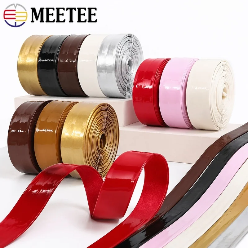 10M 5-30mm Mirror PU Leather Ribbon Tape Solid Color Strap for Bag Hemming Clothing Belt Bias Binding Sewing Decoration Trim
10M 5-30mm Mirror PU Leather Ribbon Tape Solid Color Strap for Bag Hemming Clothing Belt Bias Binding Sewing Decoration Trim