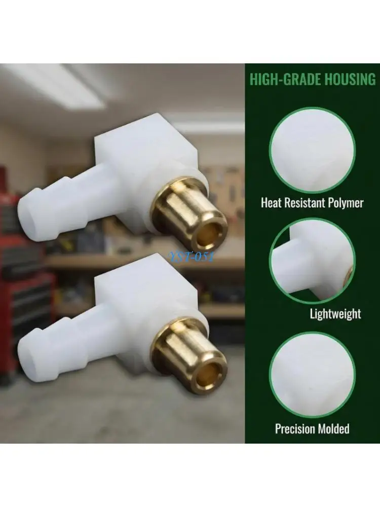 E15A 2PCS Carburetor Fuels Line Elbow Connectors 1/4Inch For 093302 0190B1 093302 190E1
E15A 2PCS Carburetor Fuels Line Elbow Connectors 1/4Inch For 093302 0190B1 093302 190E1