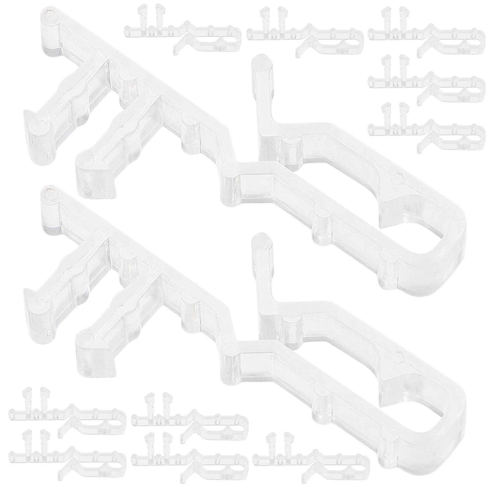 12pcs Valance Clips 1 7/8 Inch Transparent Plastic Hidden Groove Curtain Accessories Window Blinds Hardware Easy Adjust
12pcs Valance Clips 1 7/8 Inch Transparent Plastic Hidden Groove Curtain Accessories Window Blinds Hardware Easy Adjust