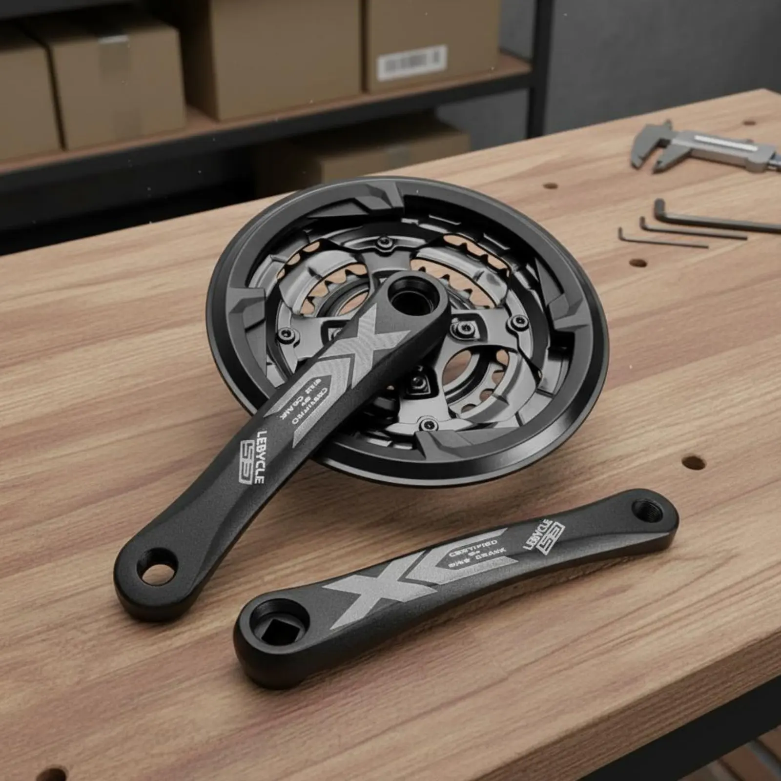 Square Taper Crankset Anodized Finish 42T Bike Chainwheel Mountain Bike Crankset High-Strength Carbon Steel for Cyclists
Square Taper Crankset Anodized Finish 42T Bike Chainwheel Mountain Bike Crankset High-Strength Carbon Steel for Cyclists
