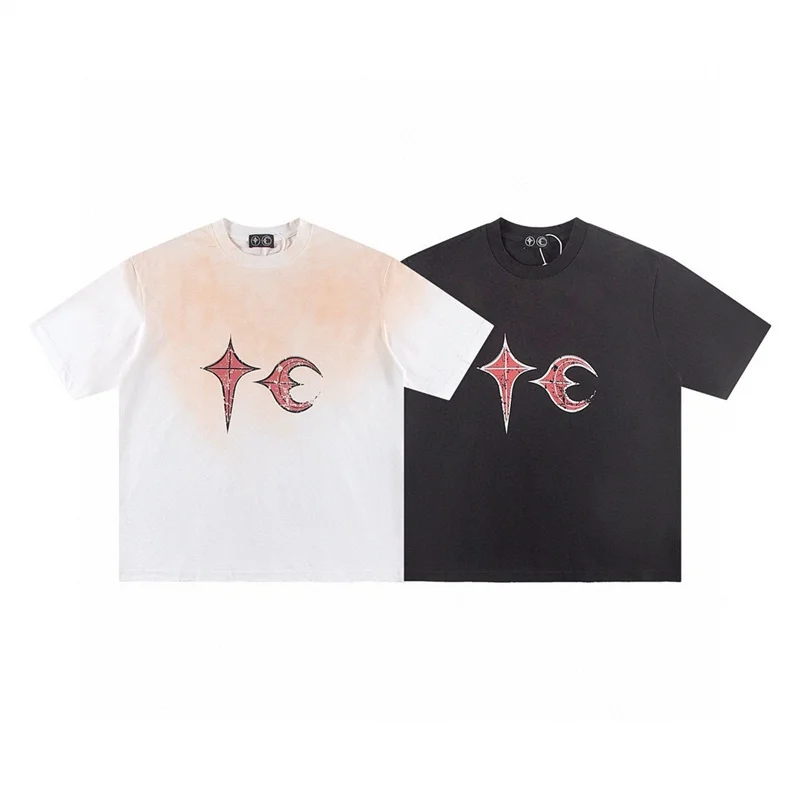 25Sss Thug Club Hand-painted Graffiti T-Shirt White Ink Direct Spray Black White Tops Men Women Loose Fit Cotton T Shirt
25Sss Thug Club Hand-painted Graffiti T-Shirt White Ink Direct Spray Black White Tops Men Women Loose Fit Cotton T Shirt
