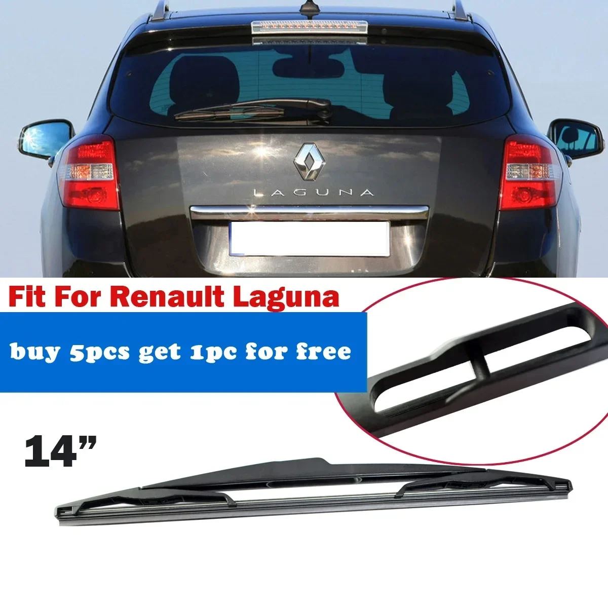 1PC Car Rear Wiper Blade 14" Windscreen Windshield Auto Wipers Accessories for Renault Laguna YC102012-laguna
1PC Car Rear Wiper Blade 14" Windscreen Windshield Auto Wipers Accessories for Renault Laguna YC102012-laguna