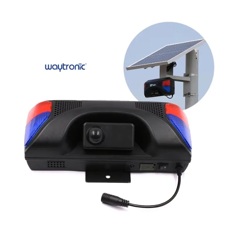 Outdoor Waterproof Solar Human Body Induction Sensor Sound and Light Induction Alarm for Voice Perimeter Security Hazard Player
Outdoor Waterproof Solar Human Body Induction Sensor Sound and Light Induction Alarm for Voice Perimeter Security Hazard Player