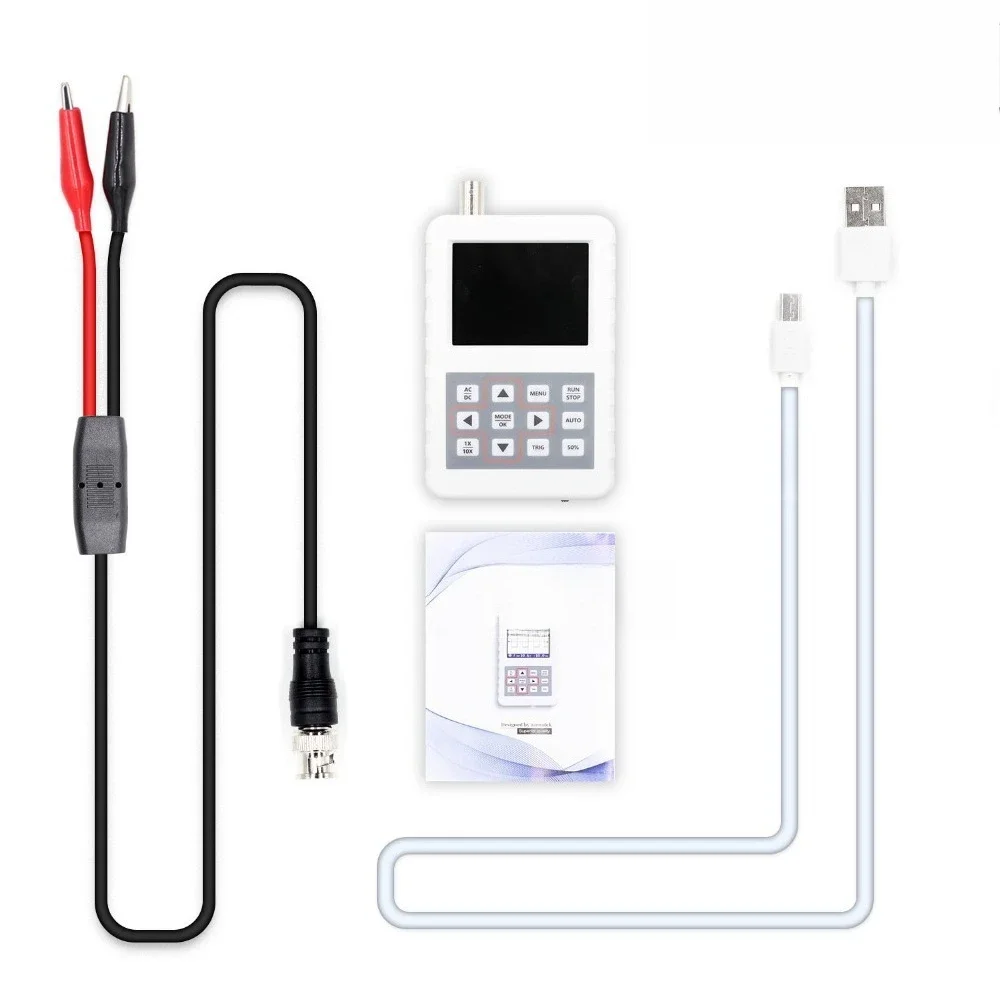 Digital handheld oscilloscope 5M bandwidth 20MSps sampling rate, English version
Digital handheld oscilloscope 5M bandwidth 20MSps sampling rate, English version