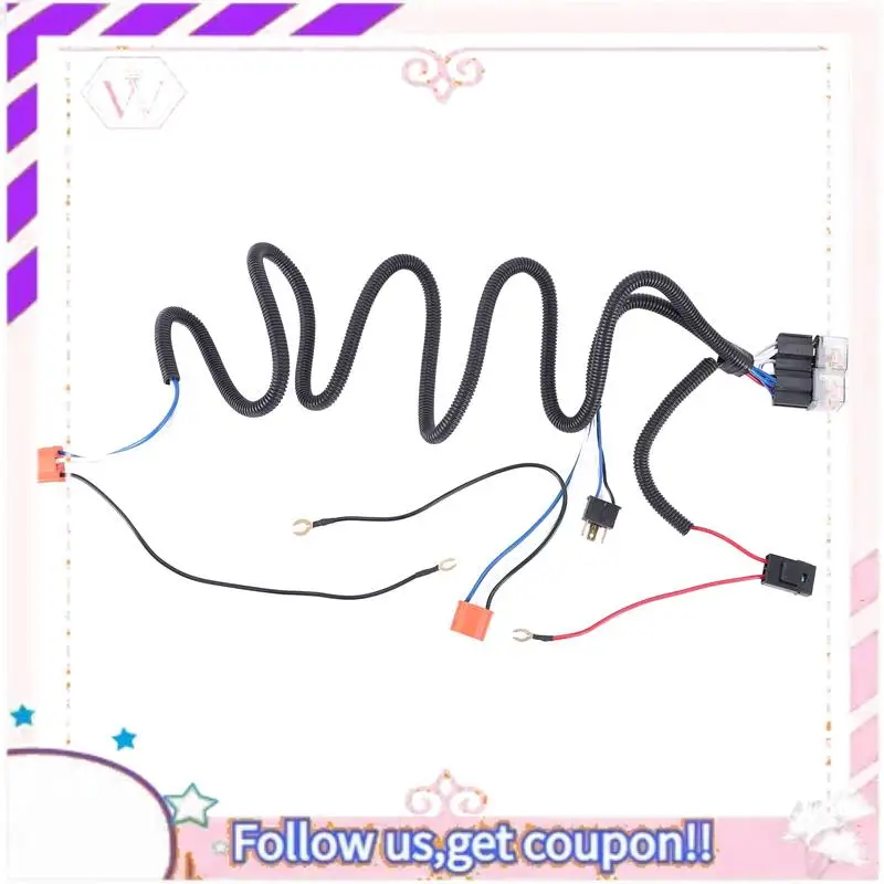 A76T-H4 Светодиодная фара с отрицательным переключателем, лампа, реле, жгут проводов, комплект вилок
A76T-H4 Светодиодная фара с отрицательным переключателем, лампа, реле, жгут проводов, комплект вилок