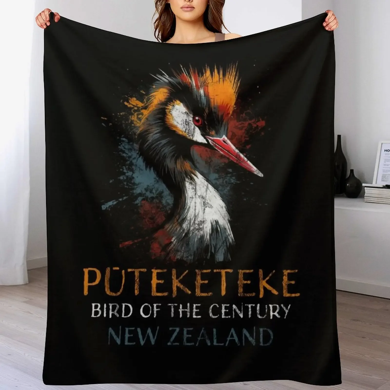 New Zealand Bird of the Century Pūteketeke 2023 Throw Blanket Stylish Decor Blanket Gift for Friends Roommate
New Zealand Bird of the Century Pūteketeke 2023 Throw Blanket Stylish Decor Blanket Gift for Friends Roommate