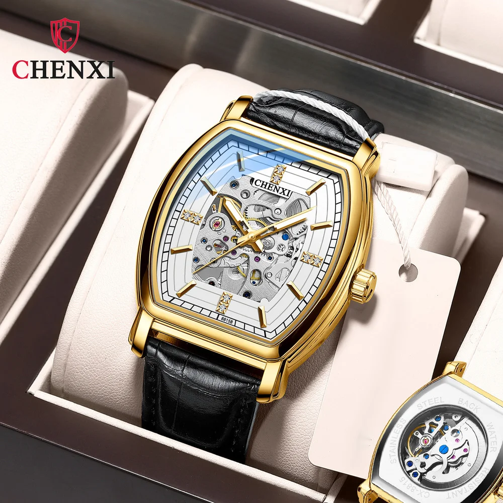 CHENXI Fully Automatic Mechanical Mens Watch Leather Strap Hollowed Out Waterproof Luminous Mechanical Watch For Men Reloj Hombr
CHENXI Fully Automatic Mechanical Mens Watch Leather Strap Hollowed Out Waterproof Luminous Mechanical Watch For Men Reloj Hombr