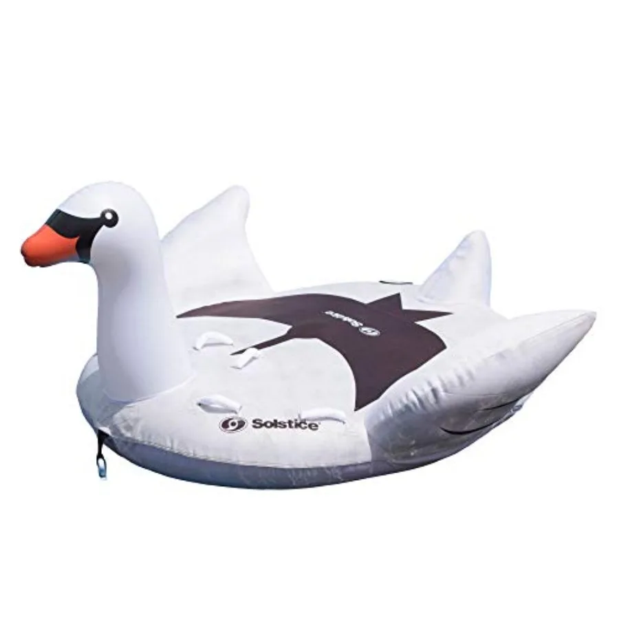 Solstice Lay-On Swan Towable Inflatable Raft Fits 1-2 Riders Blue UV-Resistant PVC Material Easy Inflation and Deflation Lightw
Solstice Lay-On Swan Towable Inflatable Raft Fits 1-2 Riders Blue UV-Resistant PVC Material Easy Inflation and Deflation Lightw