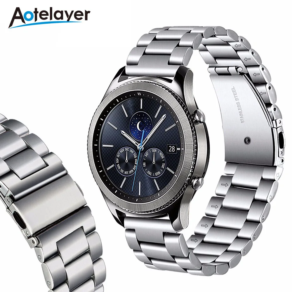 18 20 22 24mm Full Stainless Steel watch band for samsung galaxy S3 S2 Classic Strap Galaxy 42 46mm Huawei Watch 2 Pro/ GT
18 20 22 24mm Full Stainless Steel watch band for samsung galaxy S3 S2 Classic Strap Galaxy 42 46mm Huawei Watch 2 Pro/ GT