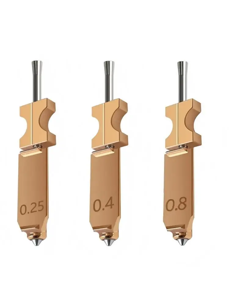 652F 4Pcs Hardened Steel Nozzle Set High Performances for AD5X 3D Printers Resistant to Heat Easy Replacement
652F 4Pcs Hardened Steel Nozzle Set High Performances for AD5X 3D Printers Resistant to Heat Easy Replacement