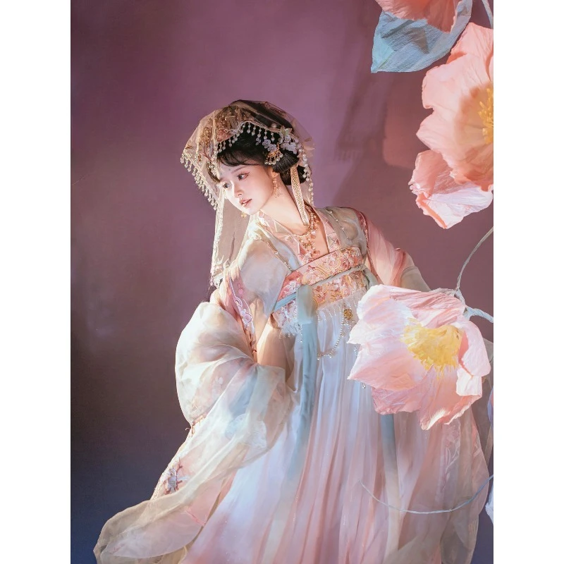 Spring Autumn Tang Style Hanfu Set Embroidered Wide Sleeve Cardigan Qi Xiong Ruqun Improved Chinese Element Costume Daily Stage
Spring Autumn Tang Style Hanfu Set Embroidered Wide Sleeve Cardigan Qi Xiong Ruqun Improved Chinese Element Costume Daily Stage