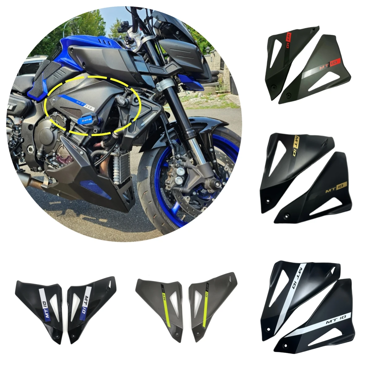 For Yamaha MT-10 2017-2020 / FZ-10 2016-2019 Motorcycle Front Side Tank Cover Fairing Panel ABS Plastic
For Yamaha MT-10 2017-2020 / FZ-10 2016-2019 Motorcycle Front Side Tank Cover Fairing Panel ABS Plastic