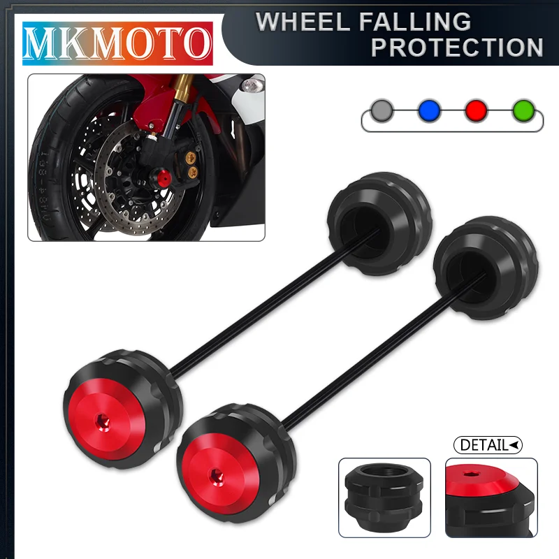 Motorcycle Front Rear Axle Fork Slider Crash Wheel Protector For Aprilia RS660 TUONO 660 20-24 RSV4 RSV4-RR RSV4-R RSV4-RF 09-18
Motorcycle Front Rear Axle Fork Slider Crash Wheel Protector For Aprilia RS660 TUONO 660 20-24 RSV4 RSV4-RR RSV4-R RSV4-RF 09-18