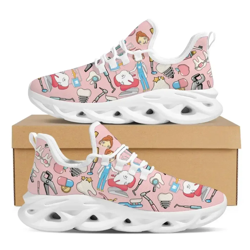 Comfortable Light Women Nursing Shoes Cartoon Dental Equipment Design Mesh Sneakers New Wild Street Trend Lace-up Casual Shoes
Comfortable Light Women Nursing Shoes Cartoon Dental Equipment Design Mesh Sneakers New Wild Street Trend Lace-up Casual Shoes