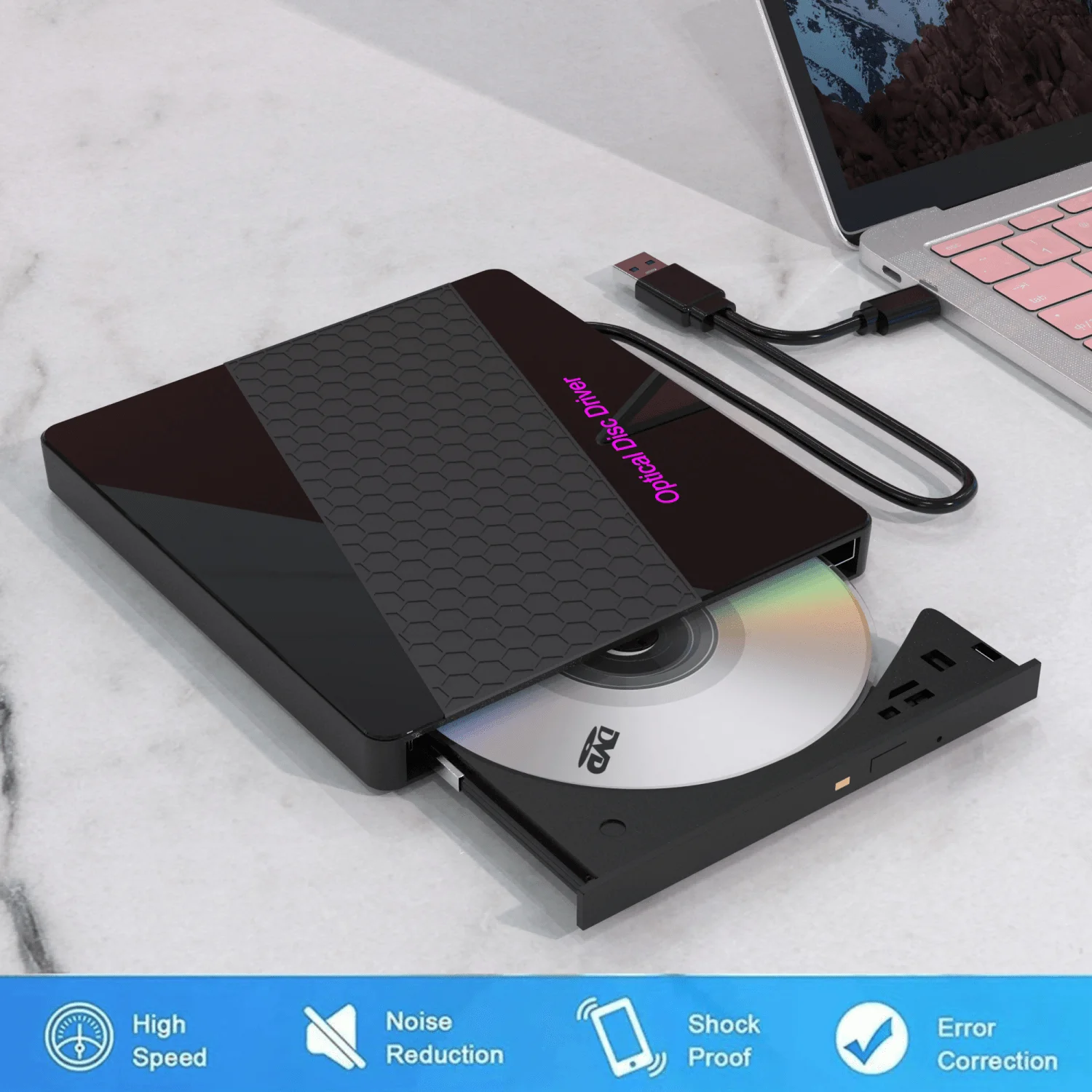 7in1 USB3.0 TypeC Slim External DVD RW CD Writer Drive Burner Reader Player Optical Drives For Laptop PC DVD Burner DVD Portati
7in1 USB3.0 TypeC Slim External DVD RW CD Writer Drive Burner Reader Player Optical Drives For Laptop PC DVD Burner DVD Portati