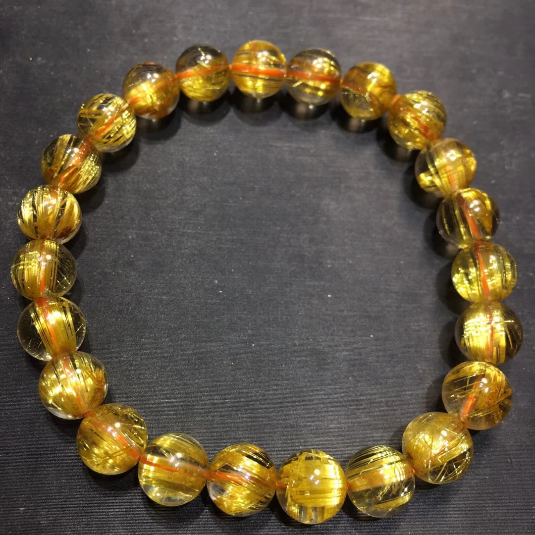 8mm Natural Gold Rutilated Quartz Clear Round Beads Bracelet Cat Eye Women Men Fashion Big Size Bead Wealthy Stone AAAAAAA
8mm Natural Gold Rutilated Quartz Clear Round Beads Bracelet Cat Eye Women Men Fashion Big Size Bead Wealthy Stone AAAAAAA