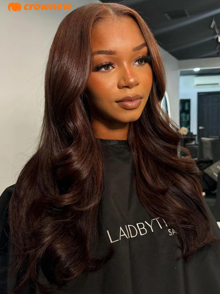 34 Inch Brown Human Hair Wig Body Wave Human Hair Wigs 13x6 HD Lace Frontal Wig 13X4 Chocolate Brown Lace Front Wigs Pre Plucked
34 Inch Brown Human Hair Wig Body Wave Human Hair Wigs 13x6 HD Lace Frontal Wig 13X4 Chocolate Brown Lace Front Wigs Pre Plucked