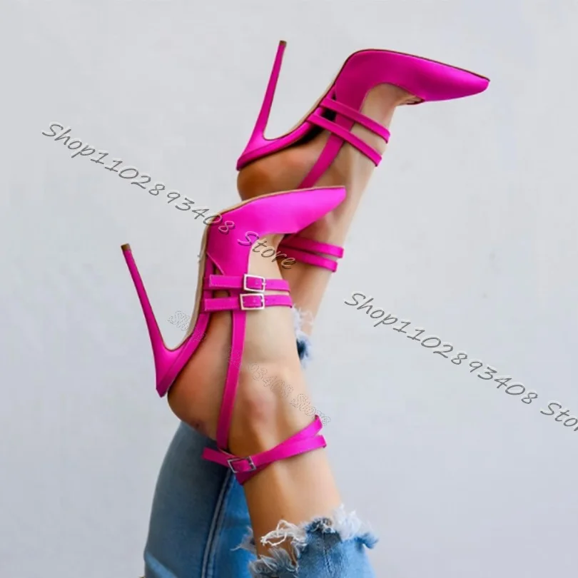 Rose Red Slingback Stiletto Pumps Pointed Toe Ankle Buckle Flock Sexy Shoes Spring Fashion Women Pumps 2023 Zapatos Para Mujere
Rose Red Slingback Stiletto Pumps Pointed Toe Ankle Buckle Flock Sexy Shoes Spring Fashion Women Pumps 2023 Zapatos Para Mujere