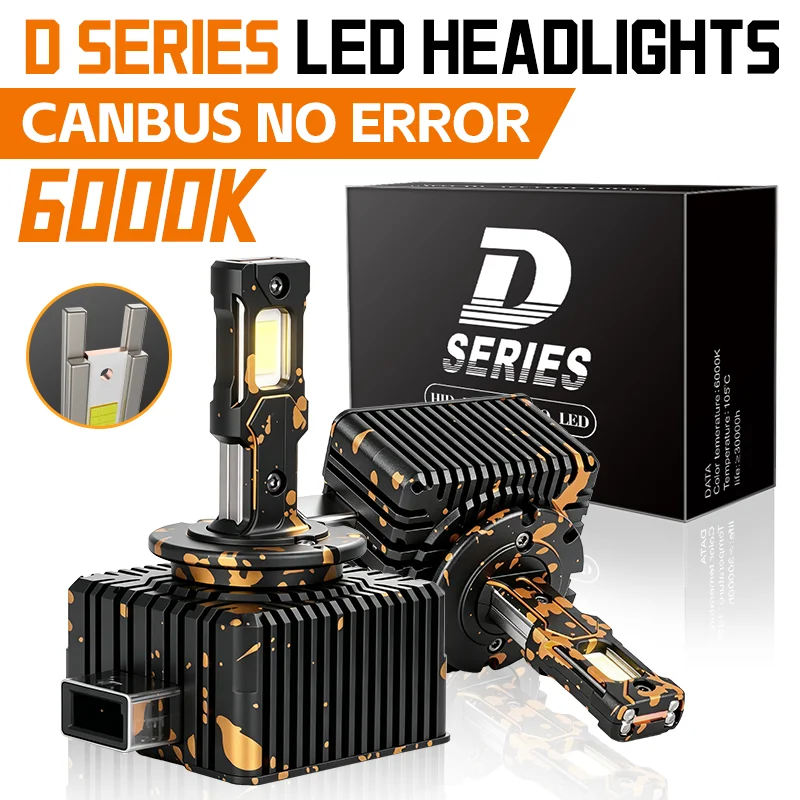 2PCS LED Car Headlight Bulbs D1S D3S D8S Lights 35W 6000K Turbo Bi-Led CSP Lamp 1:1 Plug and Play Kit 12V 24V Canbus No Error
2PCS LED Car Headlight Bulbs D1S D3S D8S Lights 35W 6000K Turbo Bi-Led CSP Lamp 1:1 Plug and Play Kit 12V 24V Canbus No Error