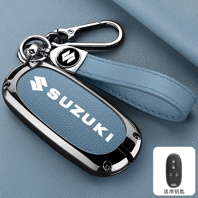 Leather Alloy Car Key Case Cover Shell Keyless Protector For Suzuki Wagon R Tingray Solio Concept 280 R Vitara Interior Stickers
Leather Alloy Car Key Case Cover Shell Keyless Protector For Suzuki Wagon R Tingray Solio Concept 280 R Vitara Interior Stickers