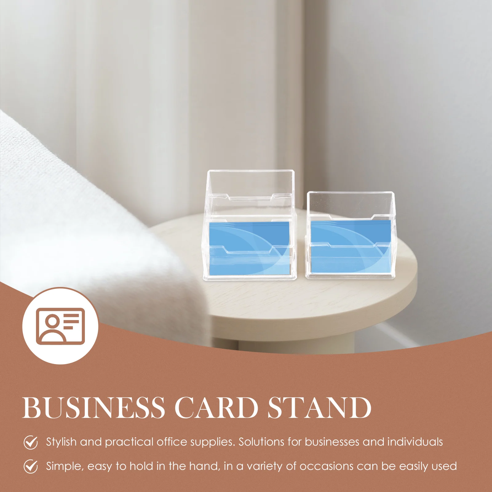 2 Pcs Business Cards Storage Box Display Holder Holder' Accessories Holders Desktop White Stand Office
2 Pcs Business Cards Storage Box Display Holder Holder' Accessories Holders Desktop White Stand Office