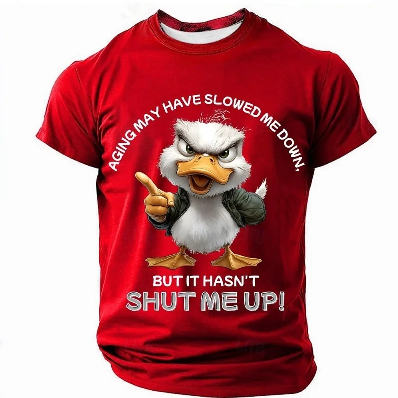 3D Printed Funny Duck T-Shirt For Men Cute Animal Pattern Tees Summer Street Short Sleeve Round Neck Tops Oversized Men Clothing
3D Printed Funny Duck T-Shirt For Men Cute Animal Pattern Tees Summer Street Short Sleeve Round Neck Tops Oversized Men Clothing