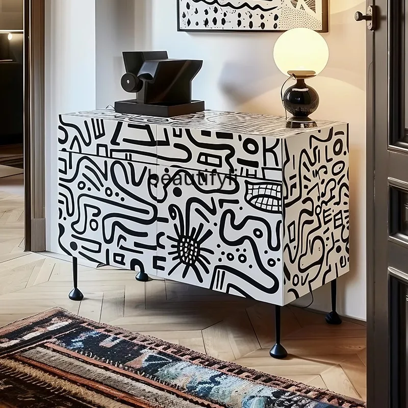 Creative, dining side cabinet, living room art aesthetics, wall storage, decorative cabinet
Creative, dining side cabinet, living room art aesthetics, wall storage, decorative cabinet