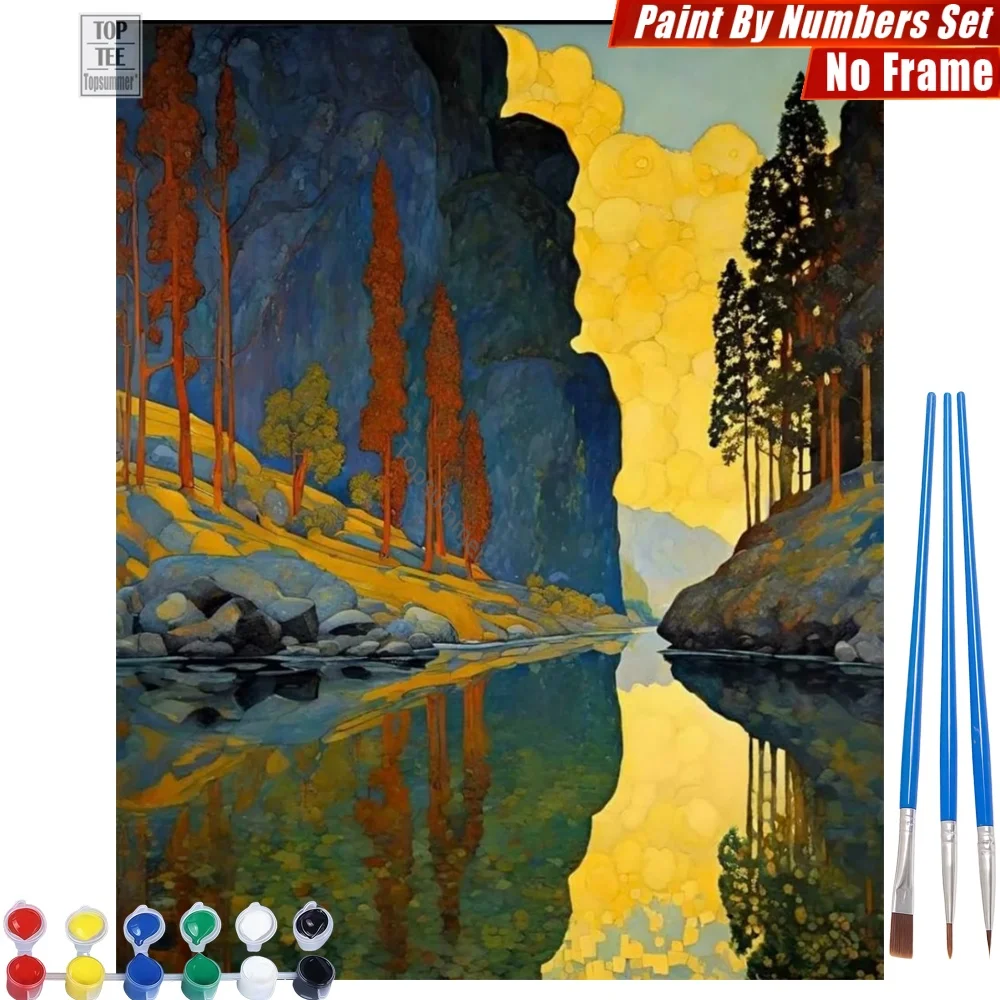 Mirror Lake Valley Digital Oil Painting Kit - Lush Trees Reflection Room Decor New Year's Gift For Grandma
Mirror Lake Valley Digital Oil Painting Kit - Lush Trees Reflection Room Decor New Year's Gift For Grandma