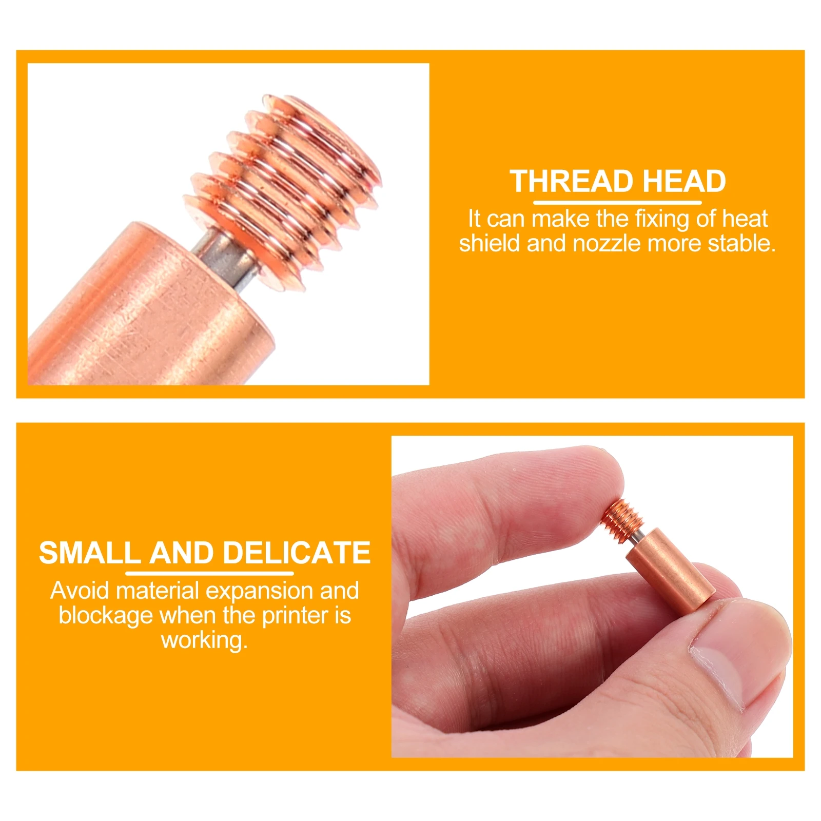 2 Pcs Heat Insulation Throat 3d Printer Parts Break Tube Supper Smooth Heatbreak Accessories
2 Pcs Heat Insulation Throat 3d Printer Parts Break Tube Supper Smooth Heatbreak Accessories