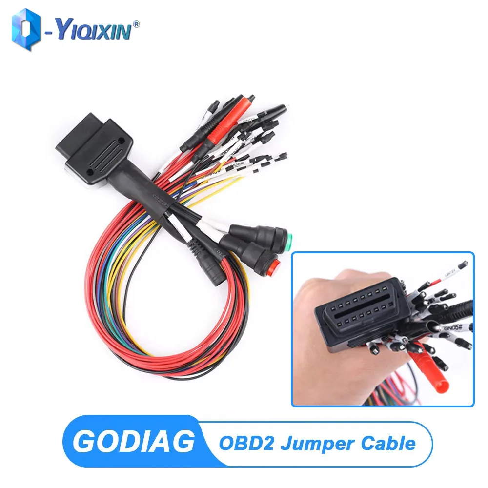GODIAG OBD2 Jumper Breakout Tricore Cable Полный протокол используется для подключения ECU для программирования автомобилей Диагностические инструменты Настольная работа
GODIAG OBD2 Jumper Breakout Tricore Cable Полный протокол используется для подключения ECU для программирования автомобилей Диагностические инструменты Настольная работа