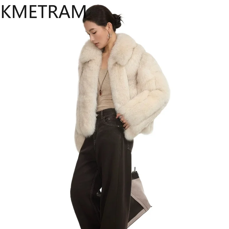 KMETRAM Finnish Whole Fox Back Natural Fur Jacket Women Winter Warm Short Coats 60cm Real Fur Coat Woman Clothing 2026 casaco
KMETRAM Finnish Whole Fox Back Natural Fur Jacket Women Winter Warm Short Coats 60cm Real Fur Coat Woman Clothing 2026 casaco