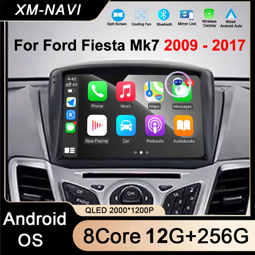 4G Android 14 for Ford Fiesta Mk7 2009 - 2016 2017 Auto Car Radio Multimedia Video Player Wireless CarPlay DSP GPS Navigation
4G Android 14 for Ford Fiesta Mk7 2009 - 2016 2017 Auto Car Radio Multimedia Video Player Wireless CarPlay DSP GPS Navigation