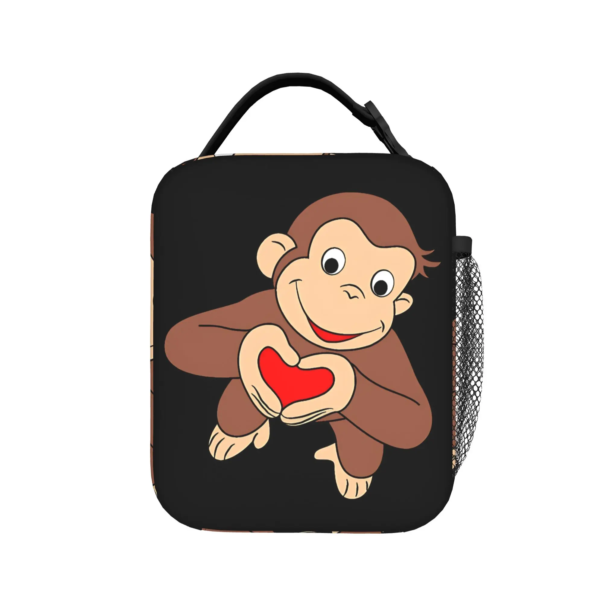 Сумка для обеда Curious George Is All Heart, стильный ланч-бокс, портативная термосумка на молнии для путешествий, сумка-холодильник из оксфордской ткани для девочек
Сумка для обеда Curious George Is All Heart, стильный ланч-бокс, портативная термосумка на молнии для путешествий, сумка-холодильник из оксфордской ткани для девочек