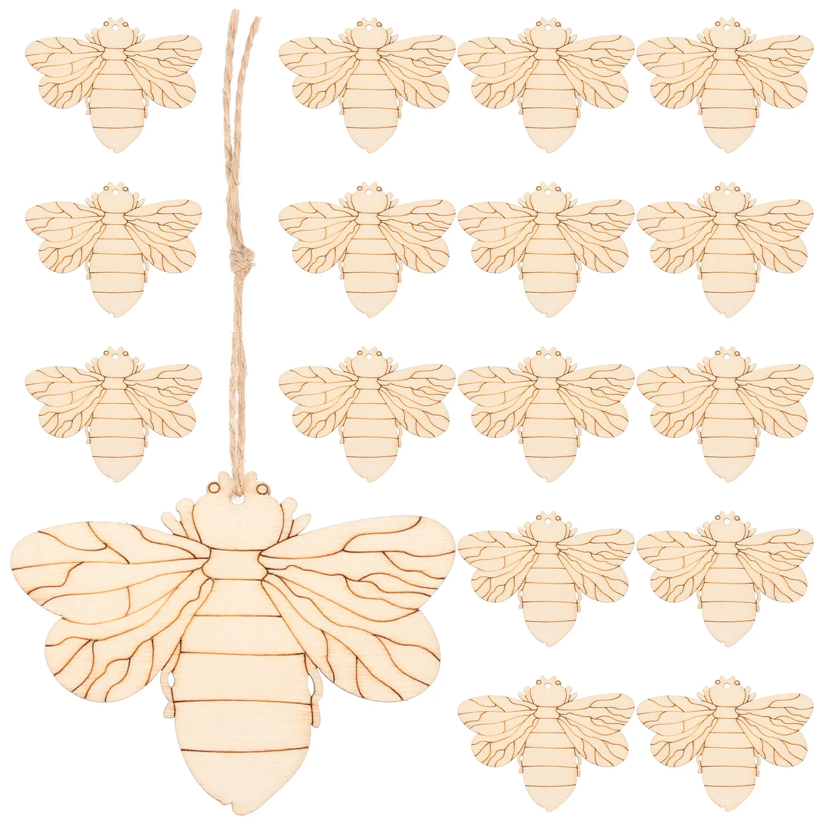 50Sets Bee Shape Wooden Chips DIY Craft Wooden Slices Unfinished Wood Pieces Kindergarten Accessory Lightweight No Burrs
50Sets Bee Shape Wooden Chips DIY Craft Wooden Slices Unfinished Wood Pieces Kindergarten Accessory Lightweight No Burrs