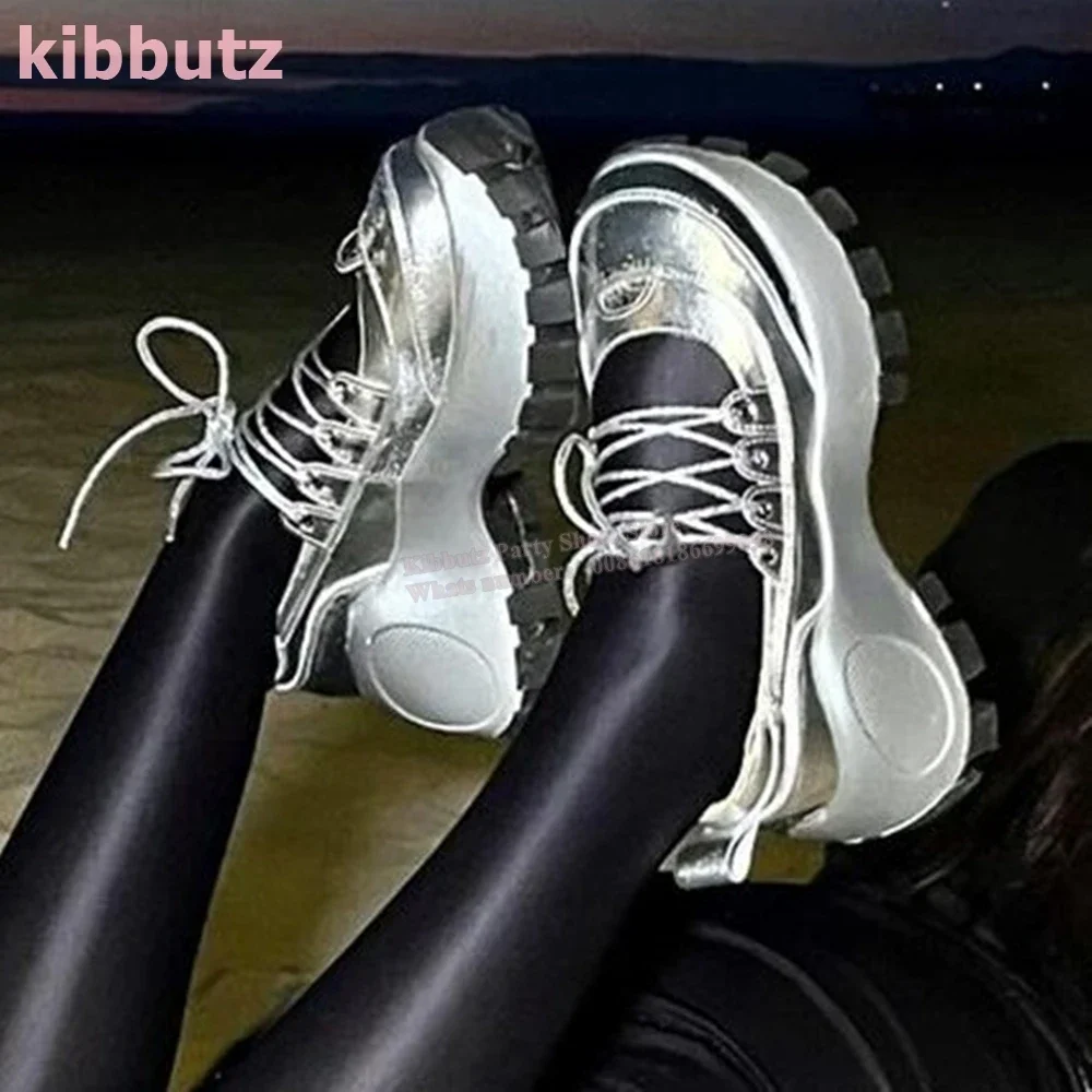 Lace-Up Ballet Pump Sneakers Round Toe Height Increasing Solid Color Patent Leather Fashion Elegant Sexy Party Women Shoes New
Lace-Up Ballet Pump Sneakers Round Toe Height Increasing Solid Color Patent Leather Fashion Elegant Sexy Party Women Shoes New