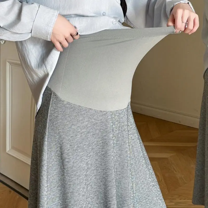 Women's Maternity High Waist Over the Belly A Line Flared Long Skirt Midi Length For Pregnancy Support And Everyday Wear A2UB
Women's Maternity High Waist Over the Belly A Line Flared Long Skirt Midi Length For Pregnancy Support And Everyday Wear A2UB