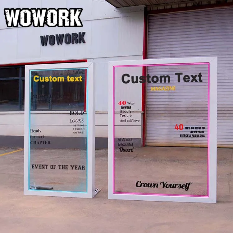 WOWORK RGB Remote Neon Quadrate Square Wedding Picture Background Props Led Arch Frame Light Backdrop Stand for Party Decoration
WOWORK RGB Remote Neon Quadrate Square Wedding Picture Background Props Led Arch Frame Light Backdrop Stand for Party Decoration