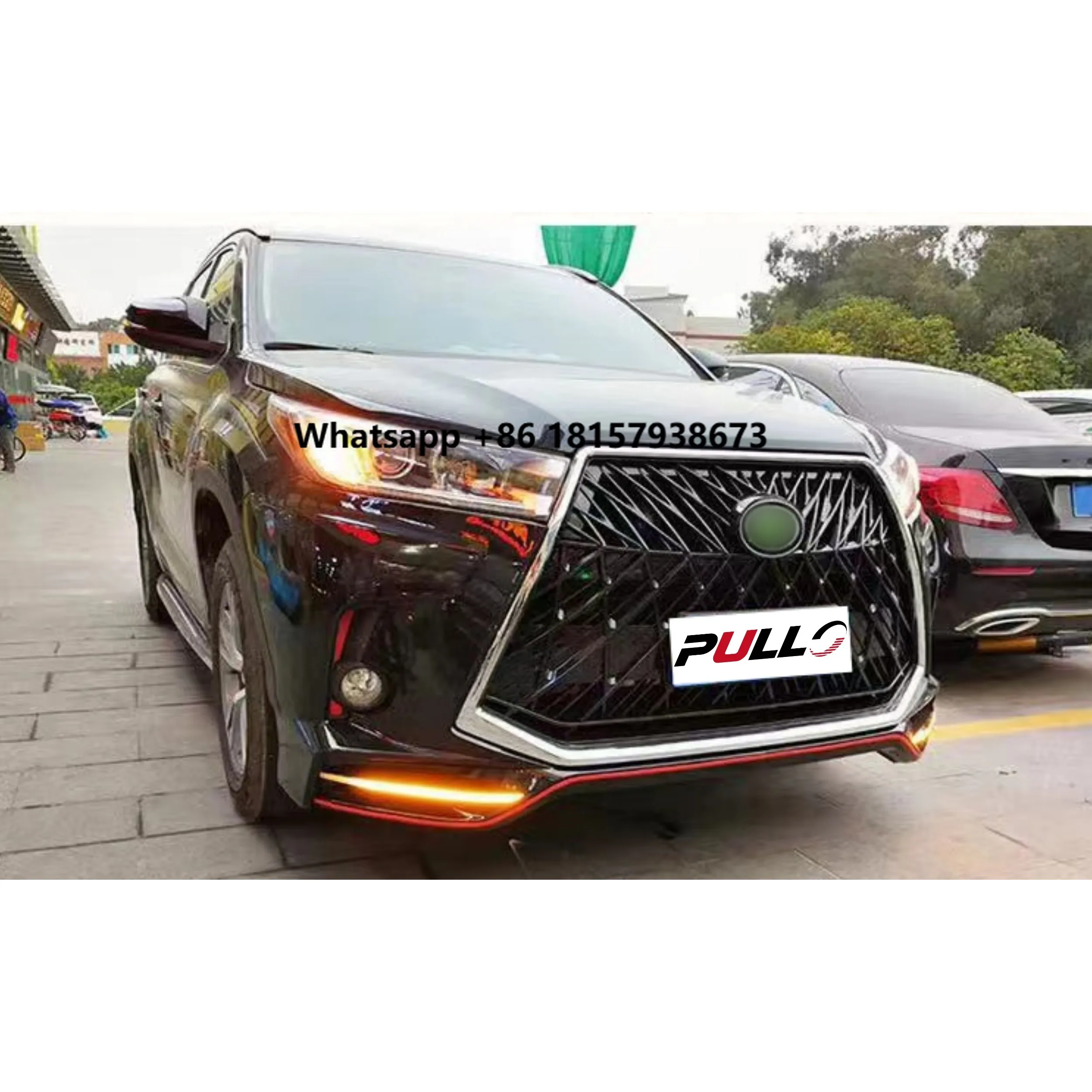 Car Bumper Body Kit Suitable for Highlander 2018-2020 Upgrade to Lexus Model Front and Rear Bumper Assembly with Grille
Car Bumper Body Kit Suitable for Highlander 2018-2020 Upgrade to Lexus Model Front and Rear Bumper Assembly with Grille