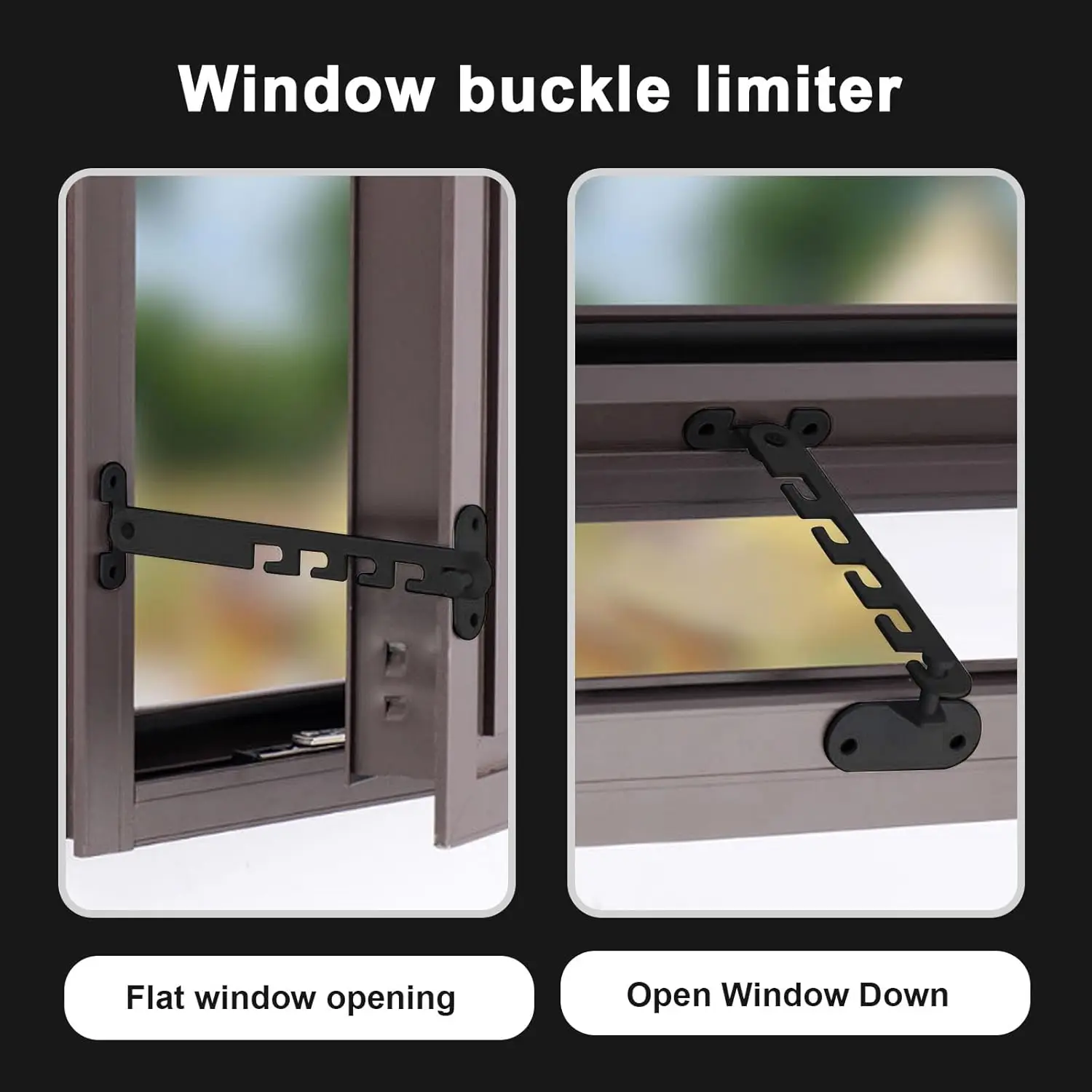 Window Restrictor Latch,Window Wind Hook Adjustable Window Safety Locks Childproof Restrictor Safety Locks Plastic Stainless
Window Restrictor Latch,Window Wind Hook Adjustable Window Safety Locks Childproof Restrictor Safety Locks Plastic Stainless 