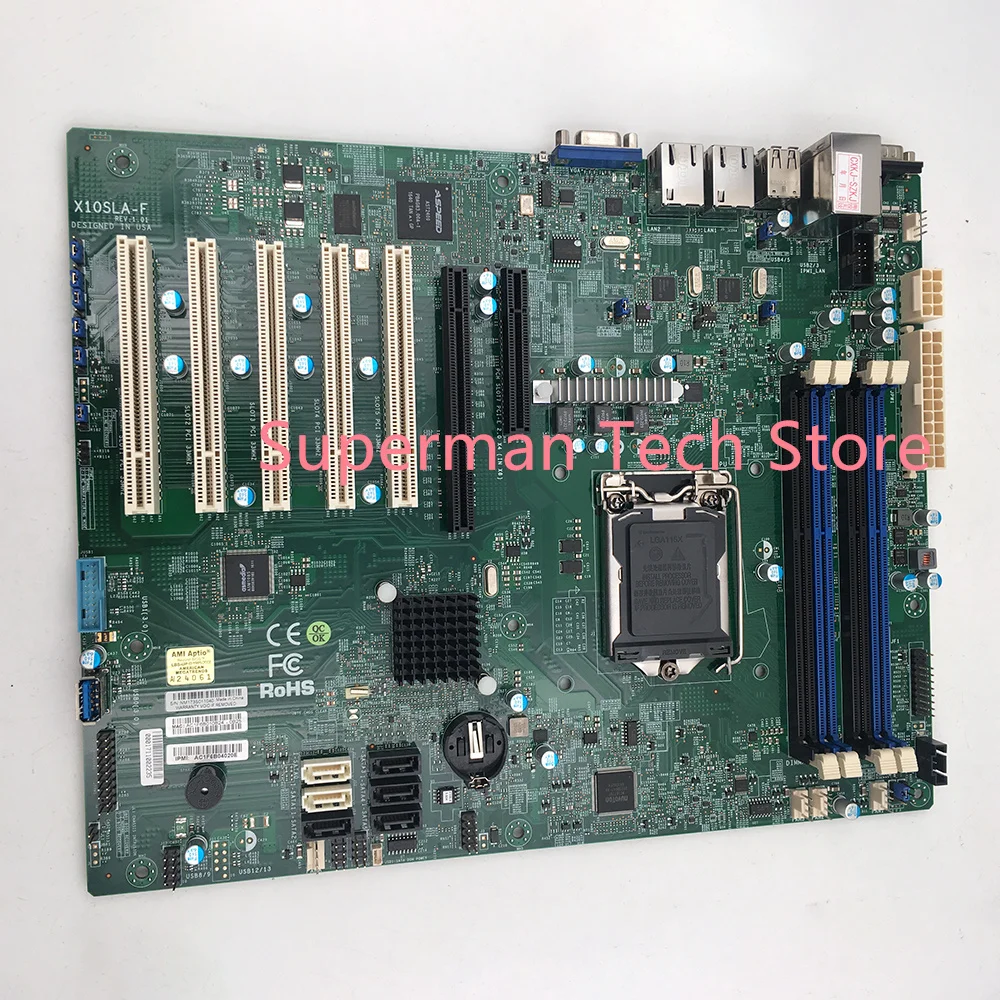 Материнская плата для сервера 1150 C222, идеально протестированная, высокое качество, X10SLA-F
Материнская плата для сервера 1150 C222, идеально протестированная, высокое качество, X10SLA-F