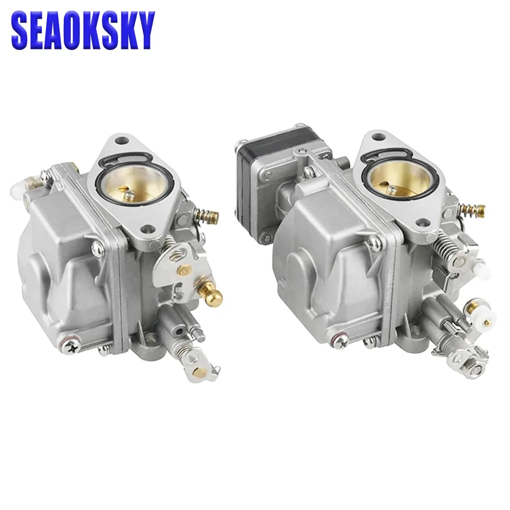 6L2-14301 6L2-14302 Carburetor Assy (2pcs) For Yamaha Outboard Motor 2 Stroke 2 Cylinder 20HP 25hp 25MLHU 6L2-14302-00 6L2-14301
6L2-14301 6L2-14302 Carburetor Assy (2pcs) For Yamaha Outboard Motor 2 Stroke 2 Cylinder 20HP 25hp 25MLHU 6L2-14302-00 6L2-14301