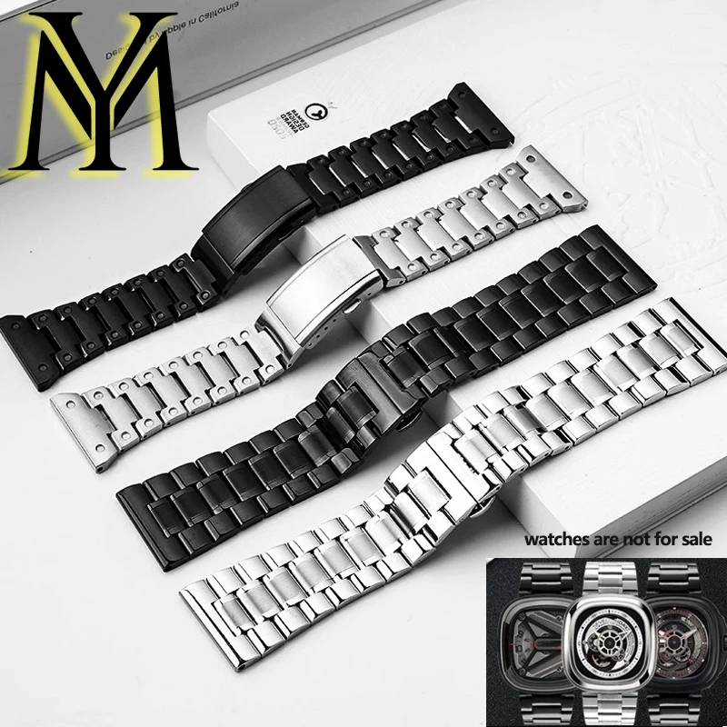 Stainless steel strap For Panerai Seven Friday P1/P2/M1/M2/S2/Q2/03 series 26mm 28mm Large size Men Metal Solid Wrist watchband
Stainless steel strap For Panerai Seven Friday P1/P2/M1/M2/S2/Q2/03 series 26mm 28mm Large size Men Metal Solid Wrist watchband