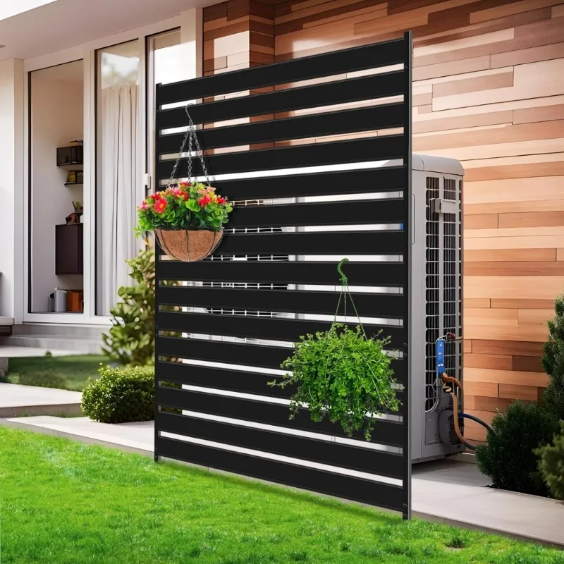 No-Dig Metal Privacy Fence Screen Rustproof Outdoor Decorative Panel for Backyard Patio AC Unit Trash Can Concealer
No-Dig Metal Privacy Fence Screen Rustproof Outdoor Decorative Panel for Backyard Patio AC Unit Trash Can Concealer