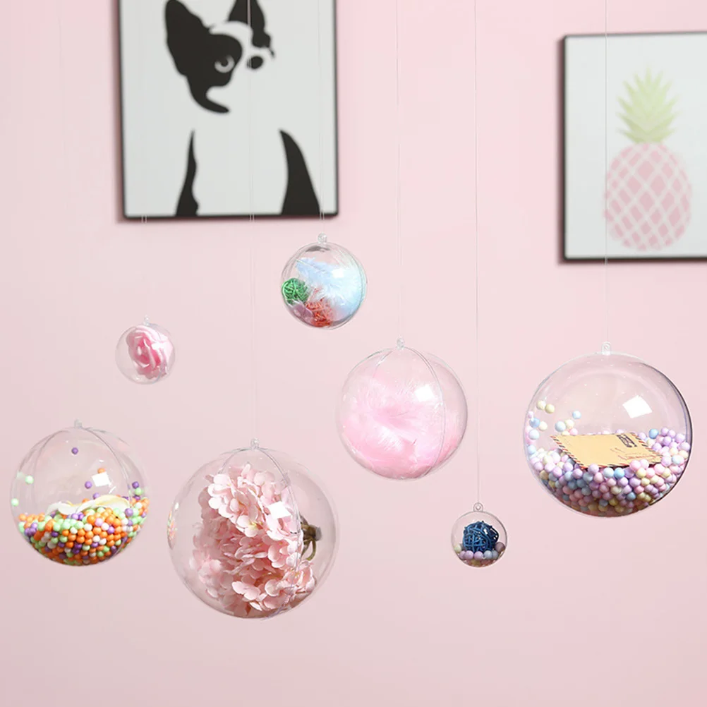 24Pcs Clear Christmas Fillable Balls Xmas Tree Ornaments Party Decor Pendants Christmas Fillball Ornament Xmas Balls Pendants
24Pcs Clear Christmas Fillable Balls Xmas Tree Ornaments Party Decor Pendants Christmas Fillball Ornament Xmas Balls Pendants
