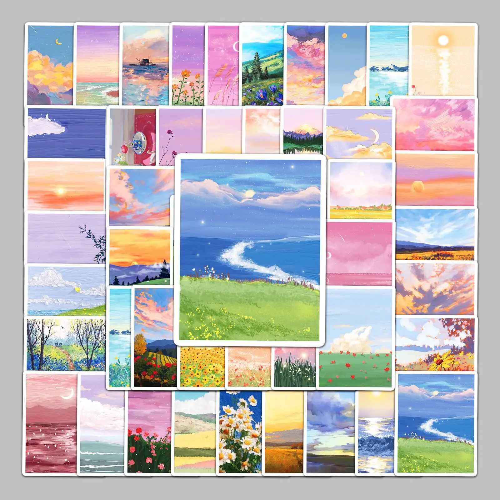 50Pcs Landscape Oil Painting Series Stickers Suitcase Phone Case Water Bottle Waterproof Decoration Diy Sticker Packs
50Pcs Landscape Oil Painting Series Stickers Suitcase Phone Case Water Bottle Waterproof Decoration Diy Sticker Packs